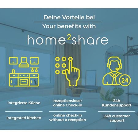 Moderne Apartments Im Herzen Der Stadt I Private Tiefgarage Mit Ladesaeulen I Home2Share Ibbenbueren Luaran gambar