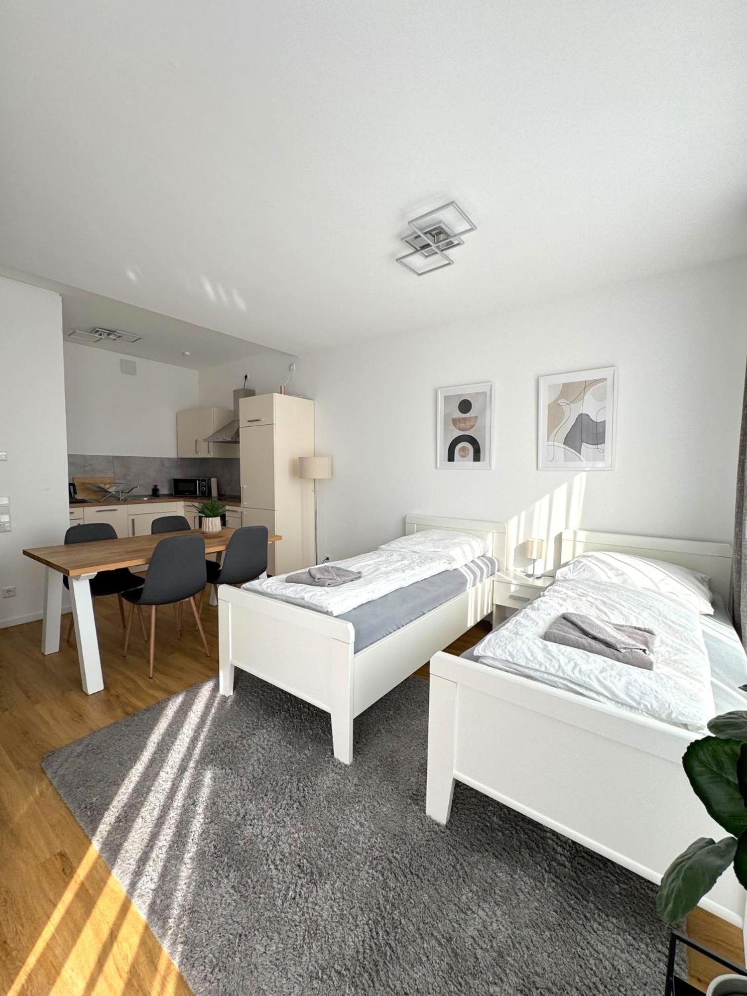 Moderne Apartments Im Herzen Der Stadt I Private Tiefgarage Mit Ladesaeulen I Home2Share Ibbenbueren Luaran gambar